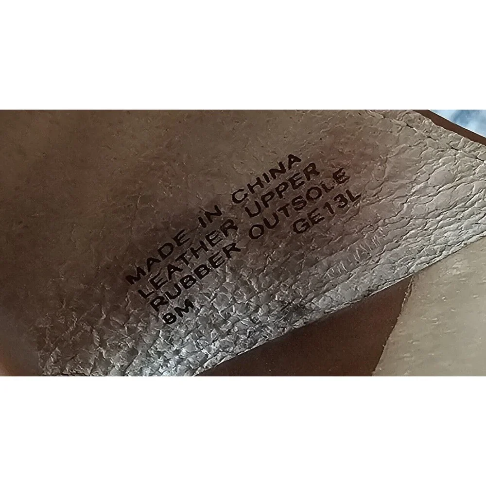 Michael Kors Womens Size 8 Luggage Tan Leather Open Toe Slingback Cone Heels - Picture 6 of 9